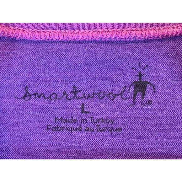 Smartwool Seamless PhD Run Zip Long Sleeve Workout Tee Top Women's Large - Picture 7 of 13